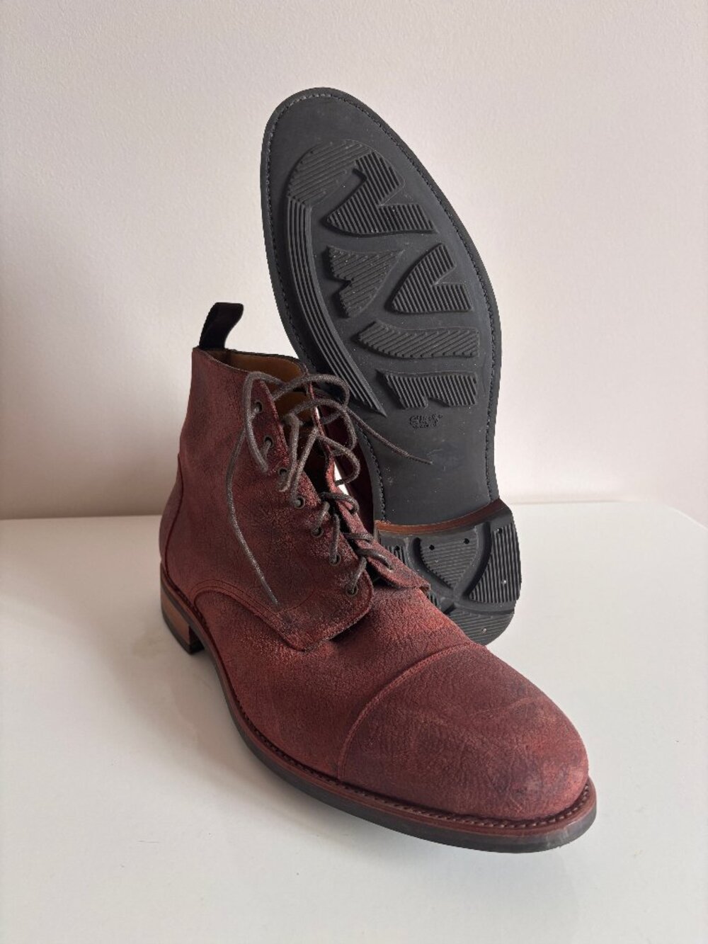 TAFT The Dragon Cap-toe Lace-up Combat/Dress Boot